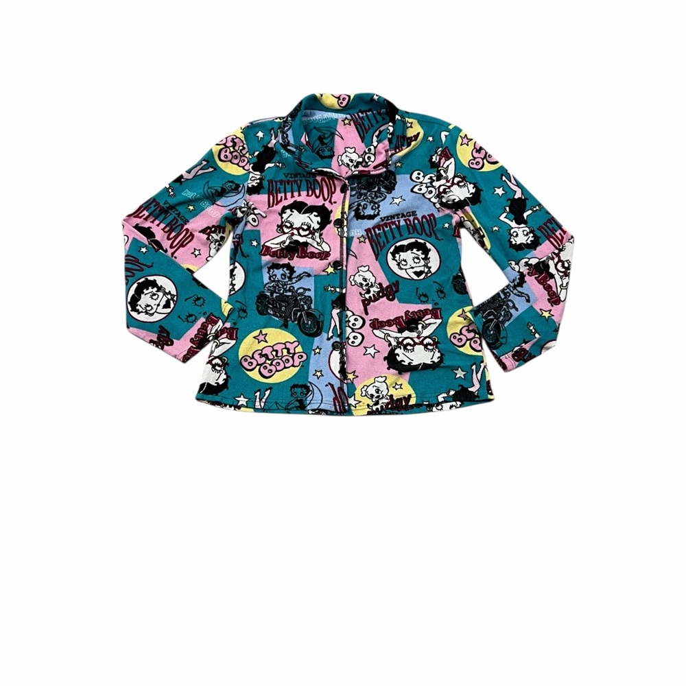 Betty Boop Women’s Pajama Button Up Top